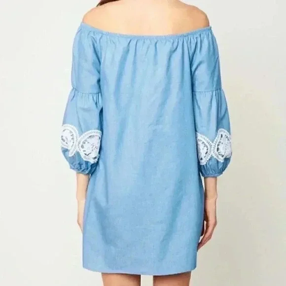 Off Shoulder Tunic Dress - Picture 3 of 4